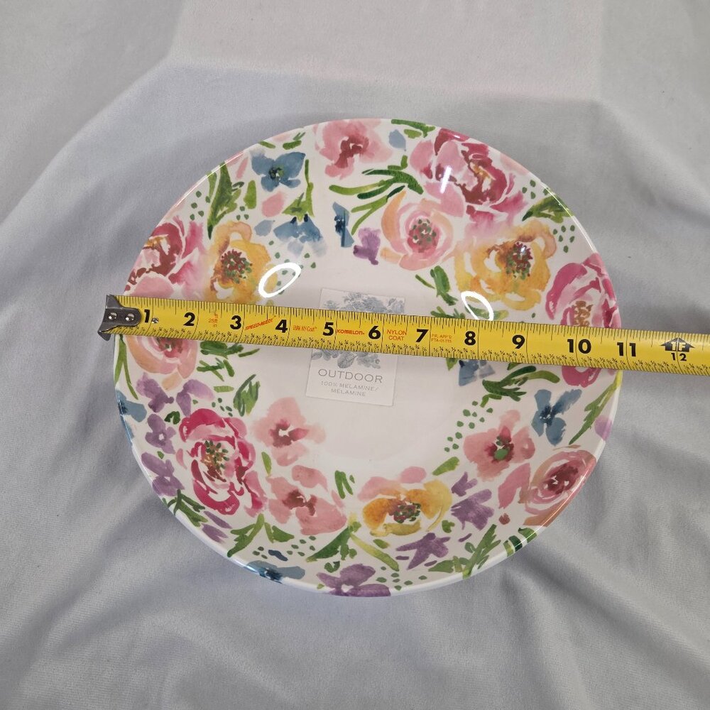 Outdoor Melamine Serving Bowl with Utensils - Picture 5 of 8